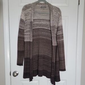 Daisy Fuentes Long Cardigan Sweater Size Large